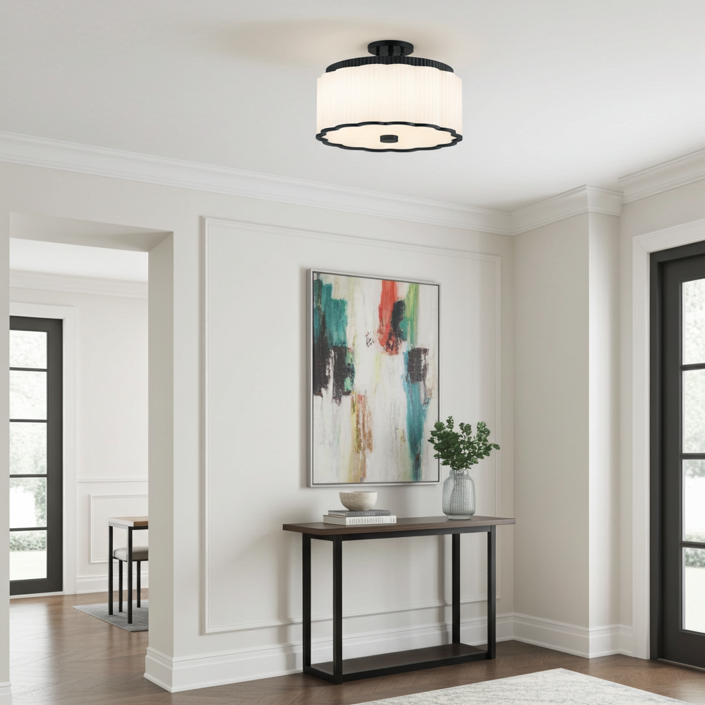Kohler Tresdoux Semi Flush Light (Gunmetal)