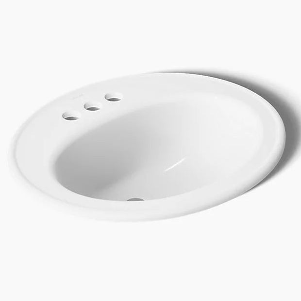 Kohler Pennington Oval Bathroom Sink (White)