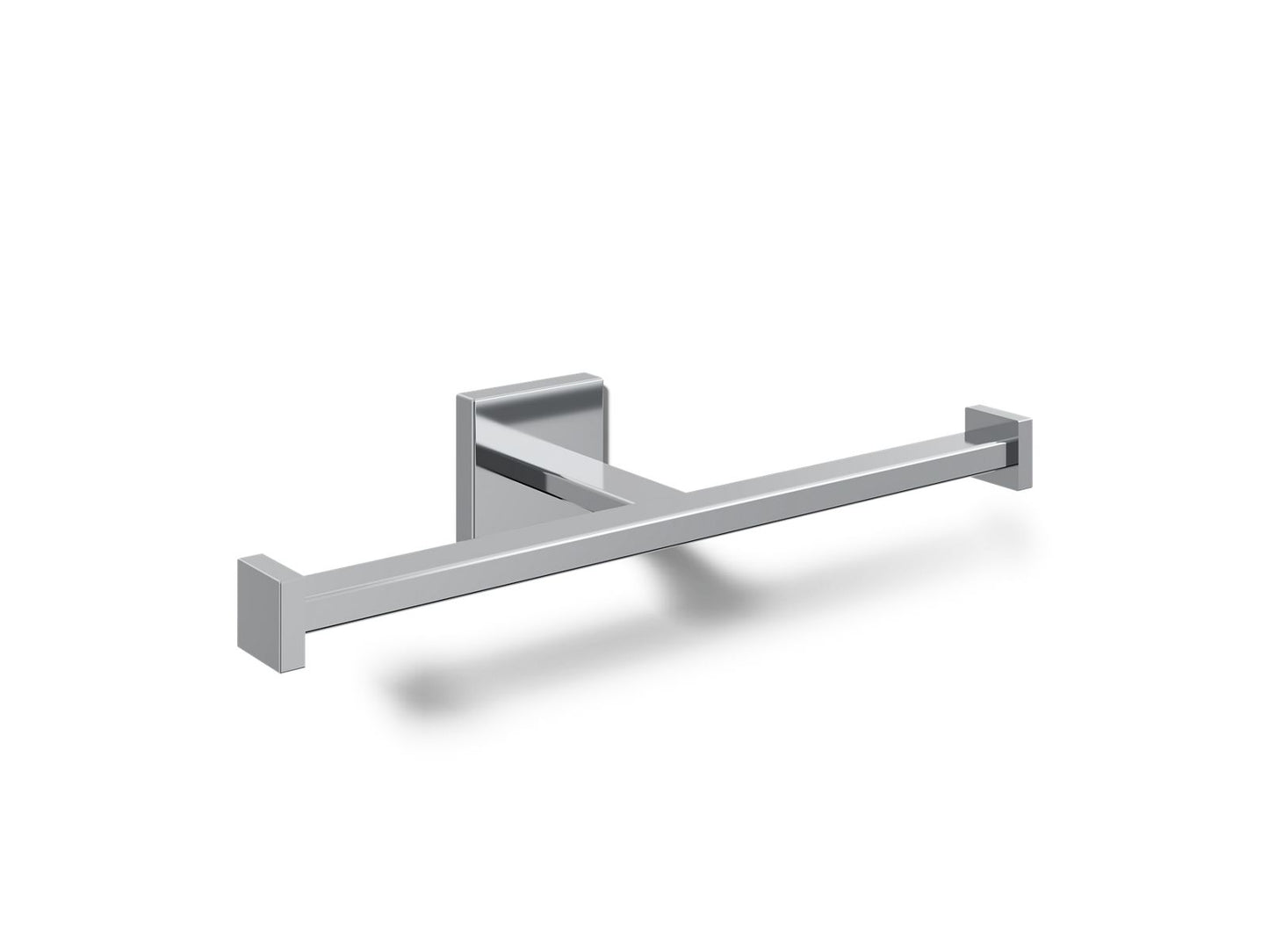 Kohler Square Double Toilet Tissue Holder (Polished Chrome)