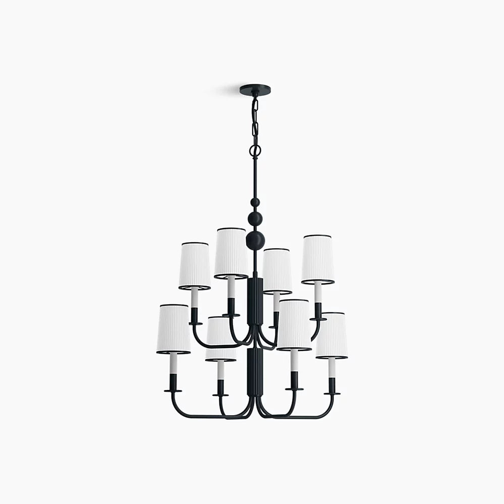 Kohler Tresdoux 8 Light Chandelier (Gunmetal)