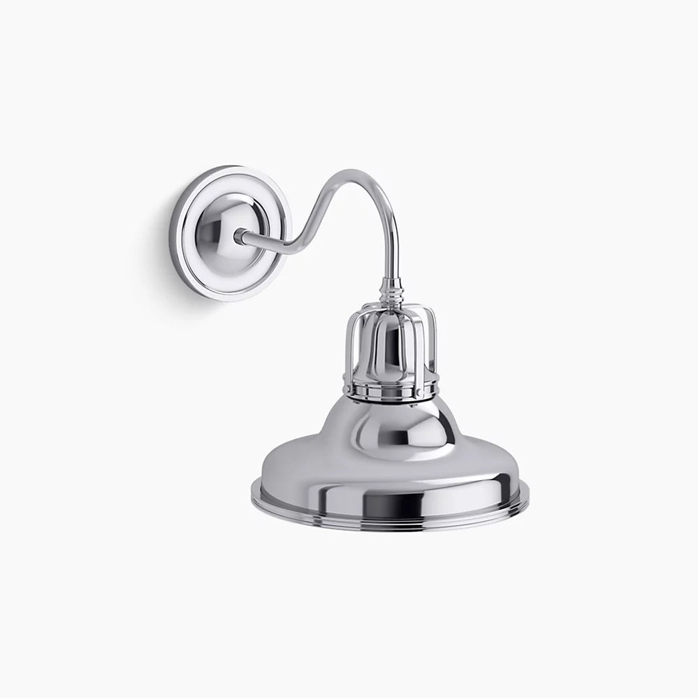 Hauksbee 1 Light Double Bell Sconce (Polished Chrome)