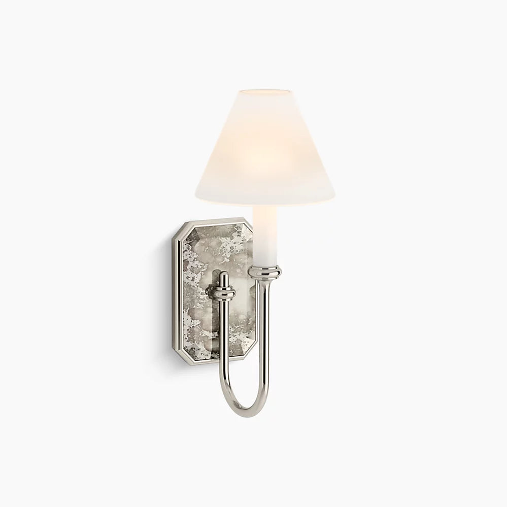 Celano 1 Light Sconce (Polished Nickel)