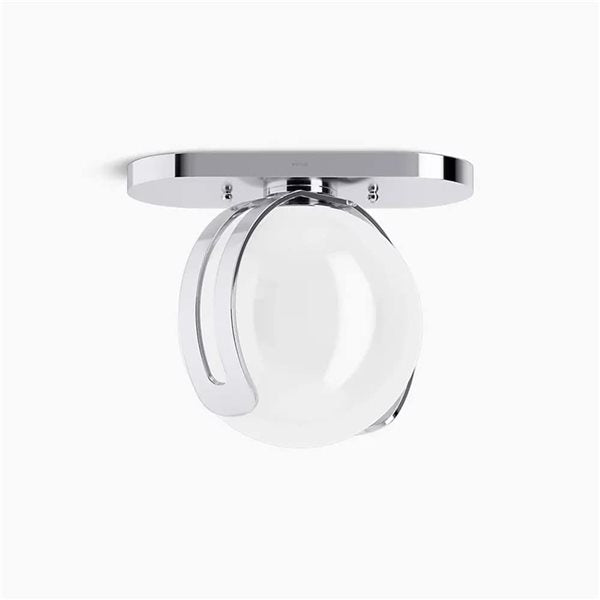 Kraga 1 Light Flush Mount (Polished Chrome)