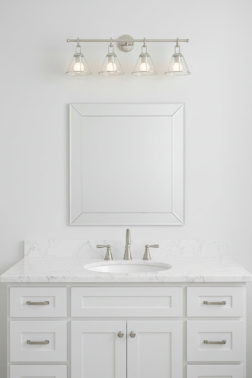 Kohler Terret 4 Light Sconce (Polished Nickel)