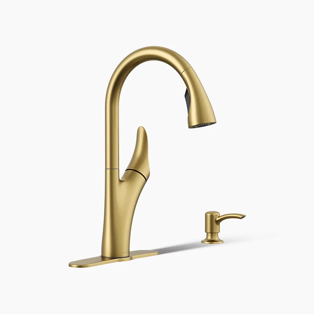 Kohler Pull-Down Kitchen Faucet (Matte Bronze)