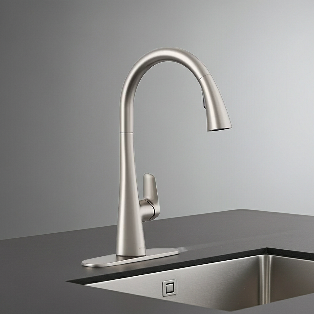 Kohler Anessia Touchless Pull-Down Kitchen Faucet (Vibrant Stainless)