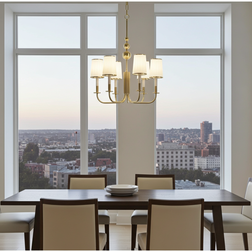 Kohler Tresdoux 8 Light Chandelier (Polished Brass)