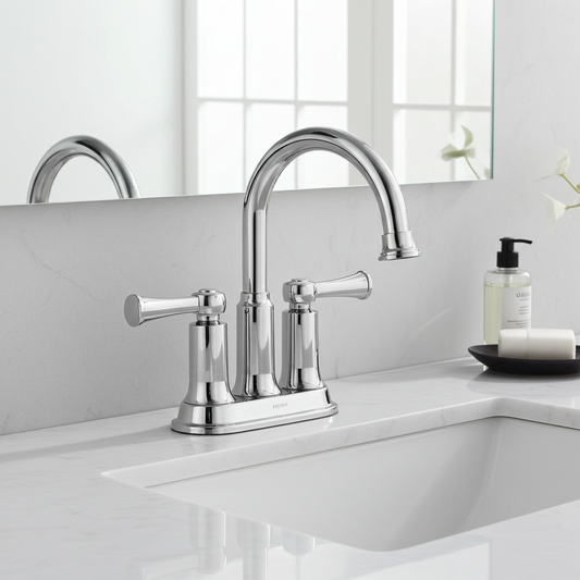 Kohler Aderlee Centerset Faucet (Polished Chrome)
