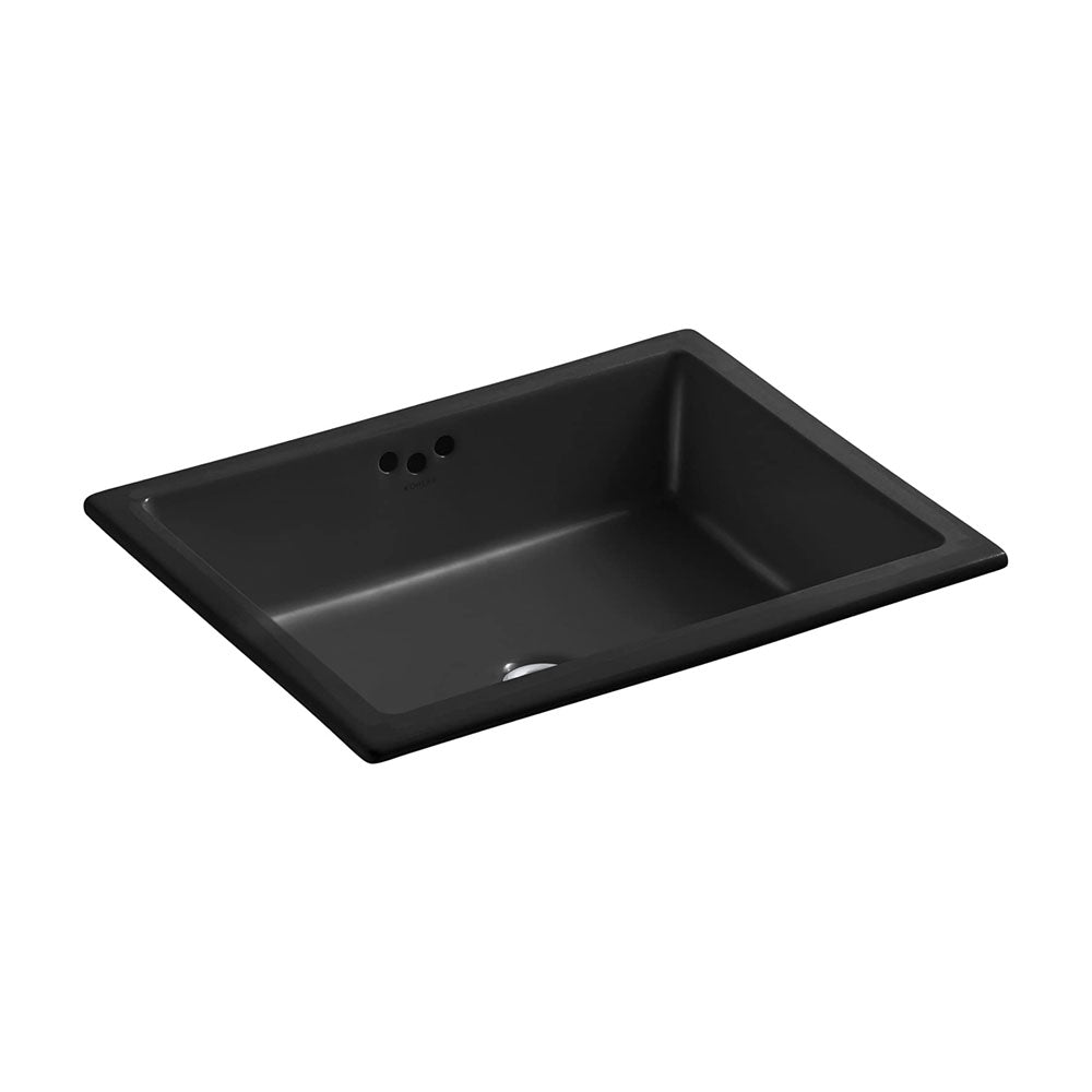 Kohler Kathryn 21x13 Undermount Lavatory Sink (Black)