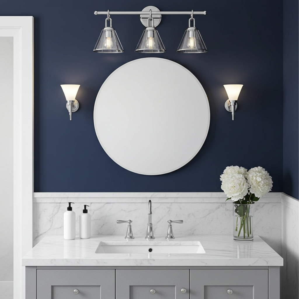 Kohler Terret 3 Light Sconce (Polished Chrome)