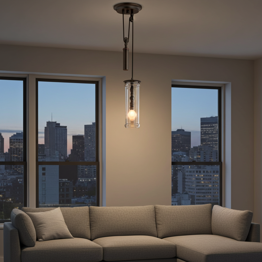 Kohler Damask 1 Light Adjustable Pendant (Oil-Rubbed Bronze)