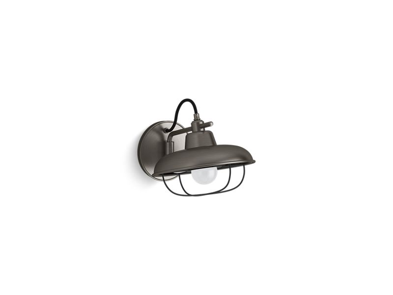 Modern Farm 1 Light Swinging Sconce (Vintage Nickel)