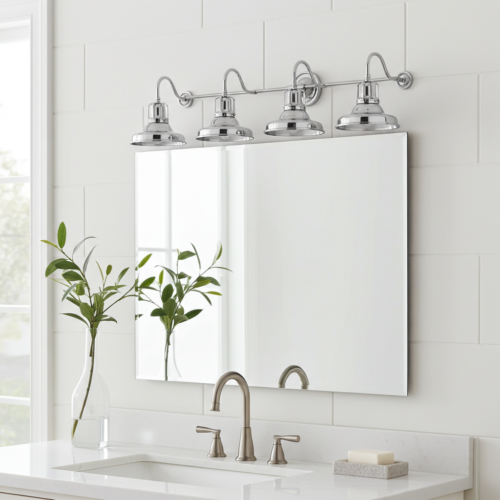 Kohler Hauksbee 4 Light Double Bell Sconce (Polished Chrome)