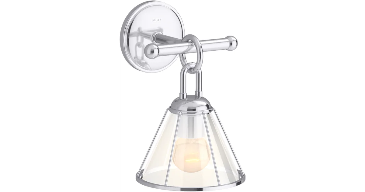 Terret 1 Light Sconce (Polished Chrome)