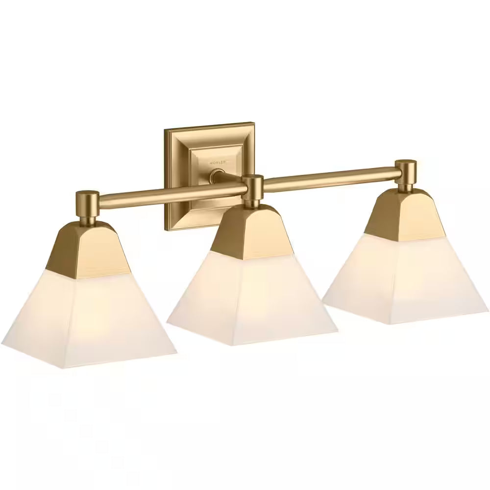 Kohler Memoirs 3 Light Vanity (Moderne Brushed Gold)