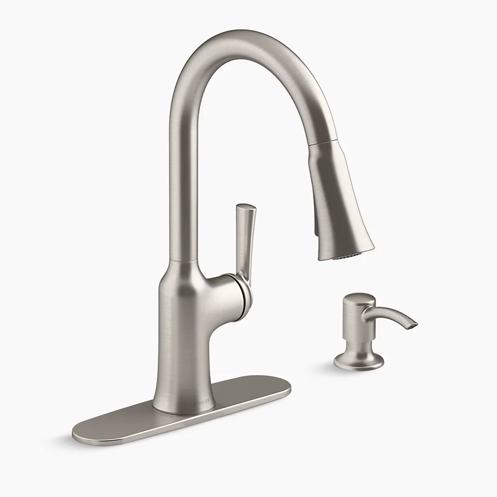 Kohler Brynn Pulldown Kitchen Faucet (Vibrant Stainless)