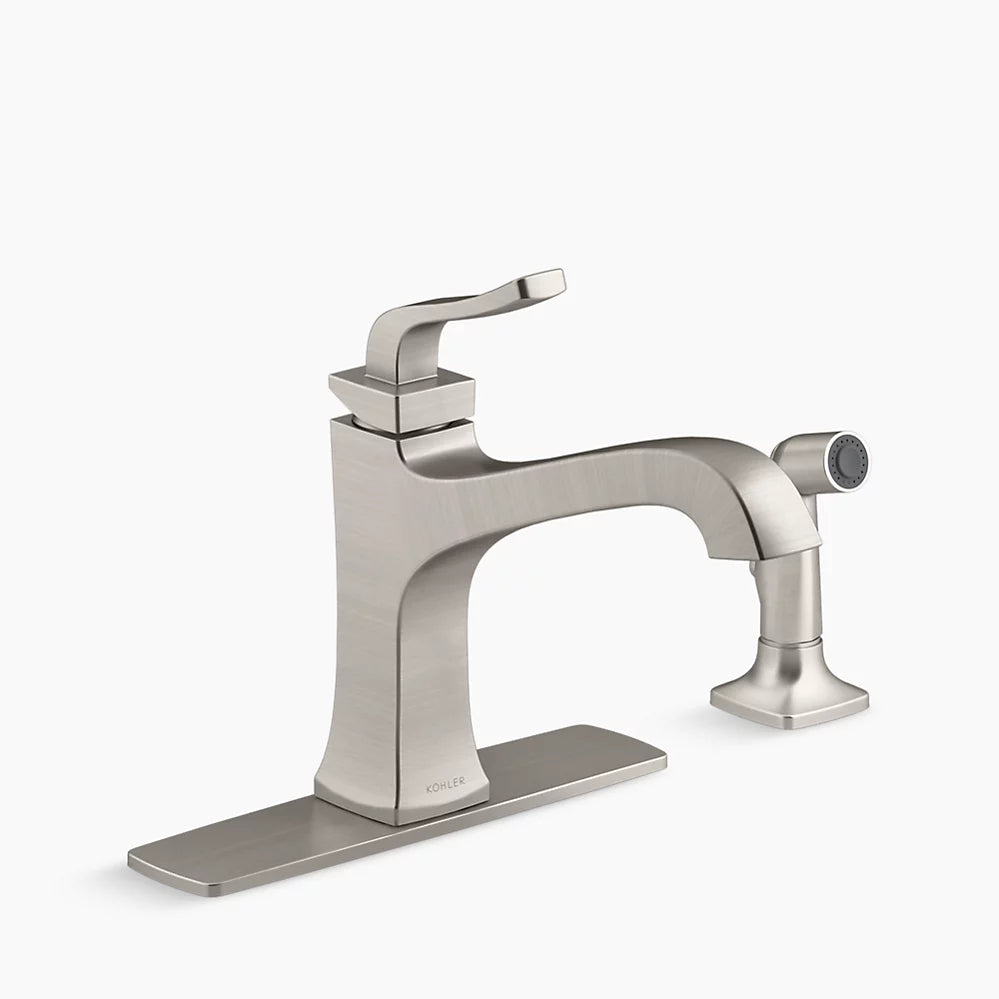 Kohler Rubicon 1 Handle Kitchen Faucet (Vibrant Stainless)