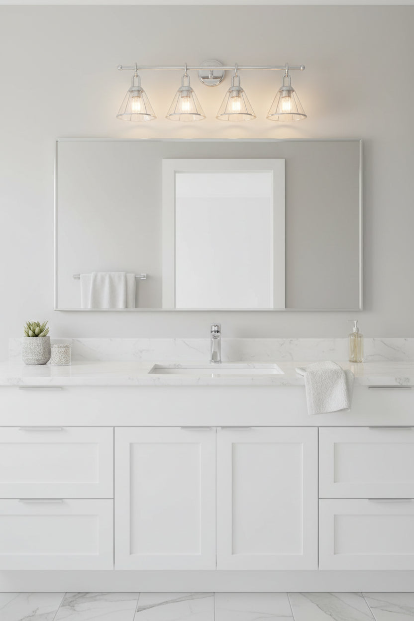 Kohler Terret 4 Light Sconce (Polished Chrome)