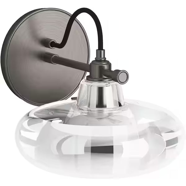 Modern Farm 1 Light Lacemaker Sconce (Vintage Nickel)