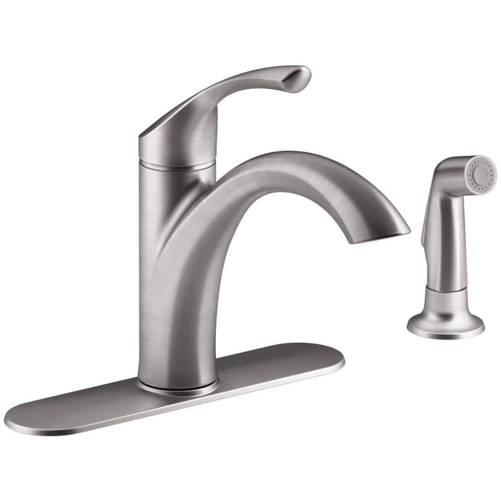 Kohler Mistos Sink Faucet with Spray (Vibrant Stainless)