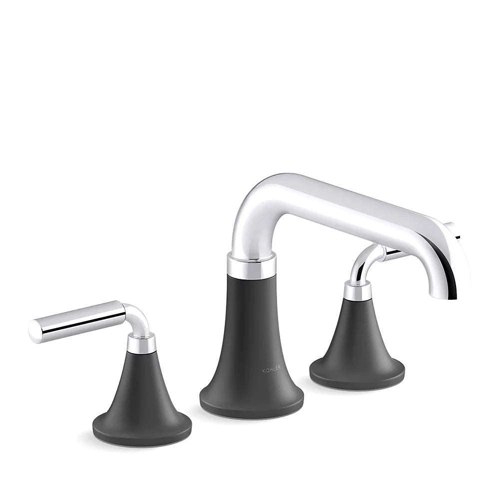 Kohler Tone Deck Mount Bath Faucet (Carbon Black)