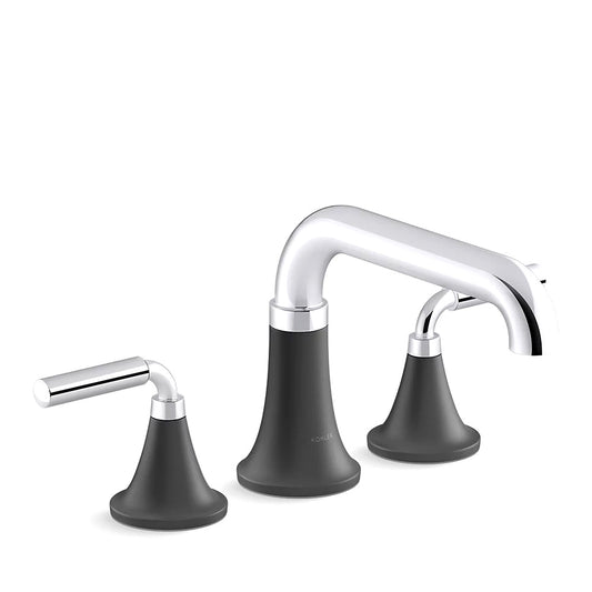 Kohler Tone Deck Mount Bath Faucet (Carbon Black)
