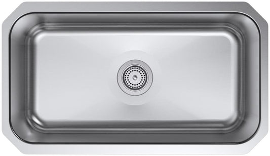 Kohler Undertone Preserve Single Bowl Stainless Steel Sink