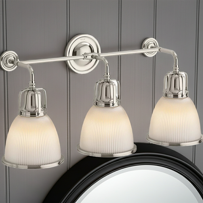 Kohler Hauksbee 3 Light Bell Sconce (Polished Nickel)