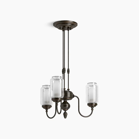 Kohler Artifacts 3 Light Chandelier (Oil-Rubbed Bronze)