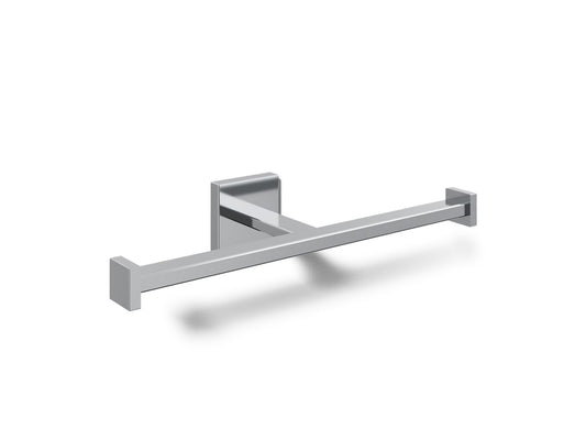Kohler Square Double Toilet Tissue Holder (Polished Chrome)