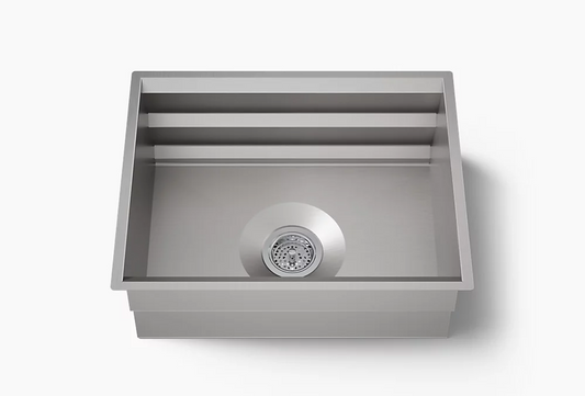 Kohler Prolific 23" Workstation Kitchen Sink (Stainless Steel)