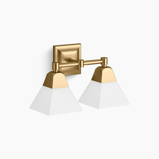 Kohler Memoirs 2 Light Vanity (Moderne Brushed Gold)