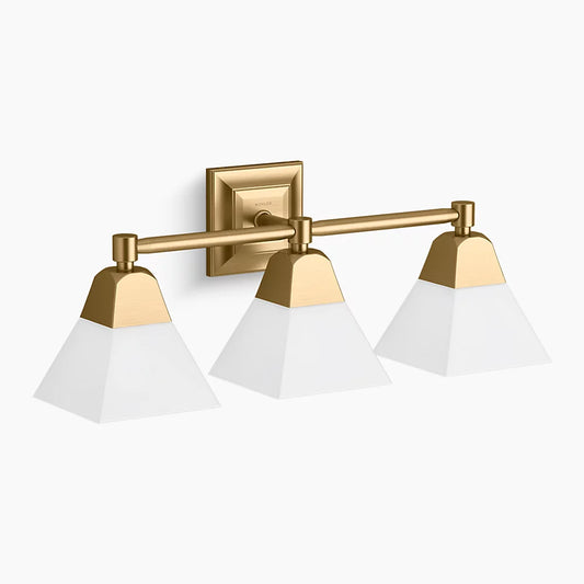 Kohler Memoirs 3 Light Vanity (Moderne Brushed Gold)