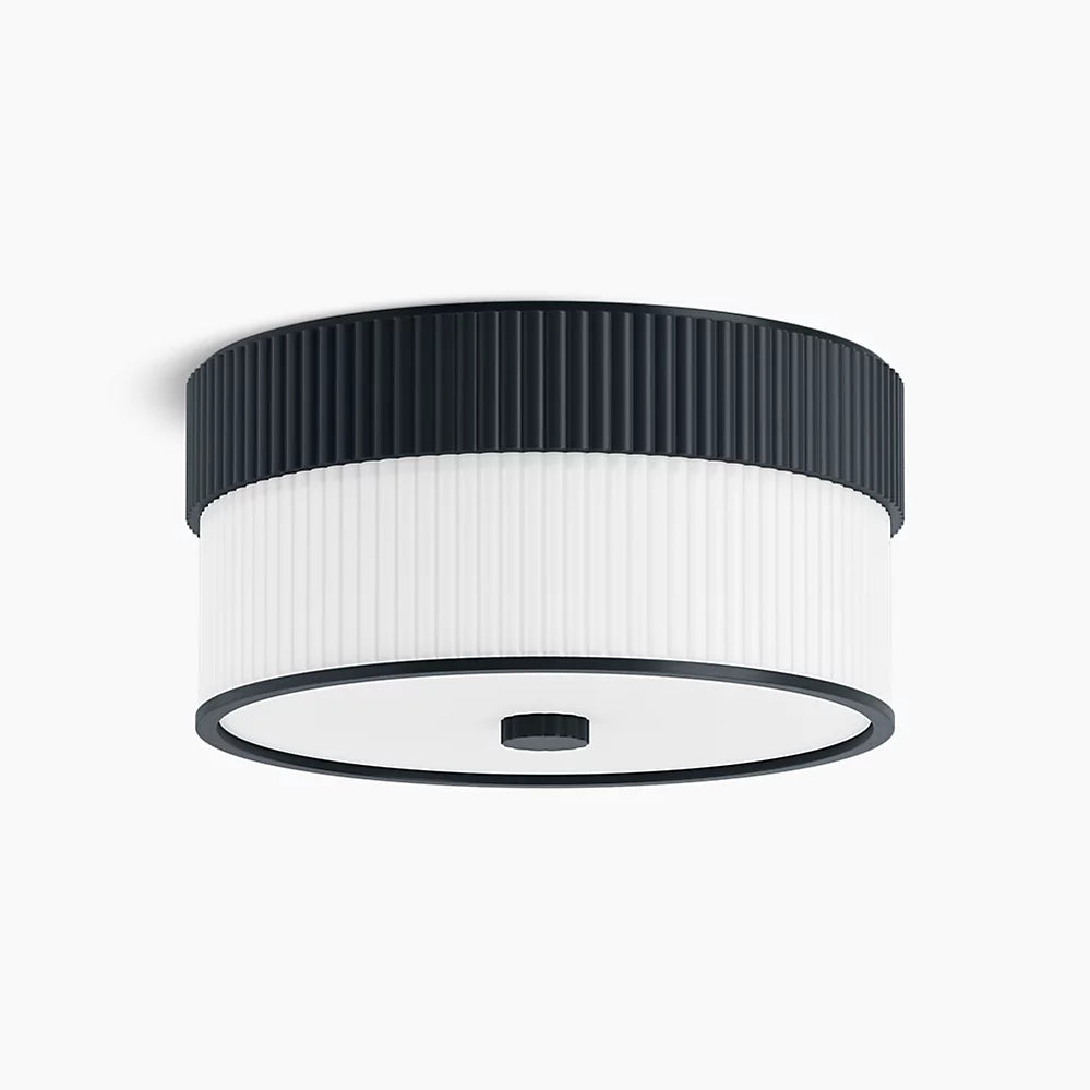 Kohler Tresdoux 3 Light Flush Mount (Gunmetal)