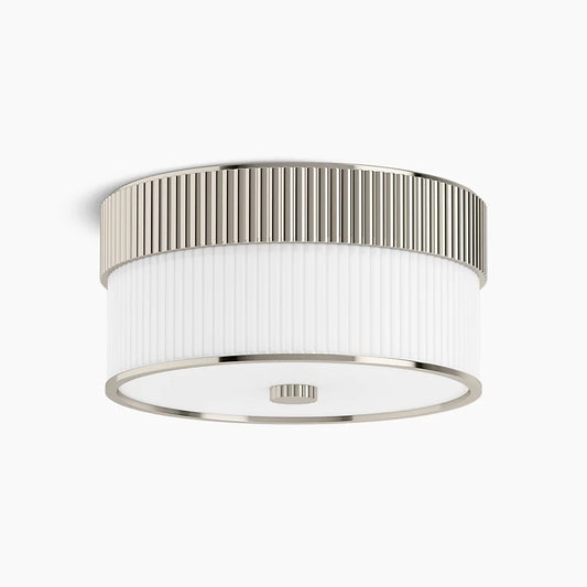 Kohler Tresdoux 3 Light Flush Mount (Polished Nickel)