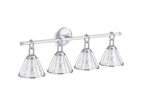 Kohler Terret 4 Light Sconce (Polished Chrome)