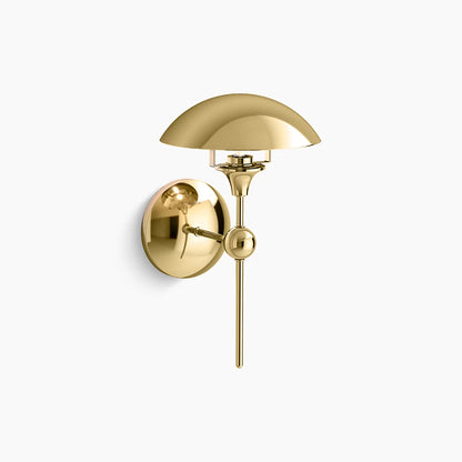 Vorleigh 1 Light Sconce (Two-Tone Polished)