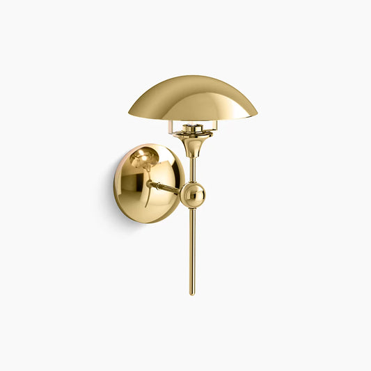 Kohler Vorleigh 1 Light Sconce (Two-Tone Polished)