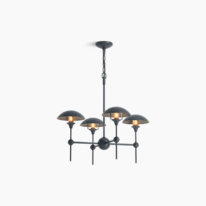 Vorleigh 4 Light Chandelier (Graphite)