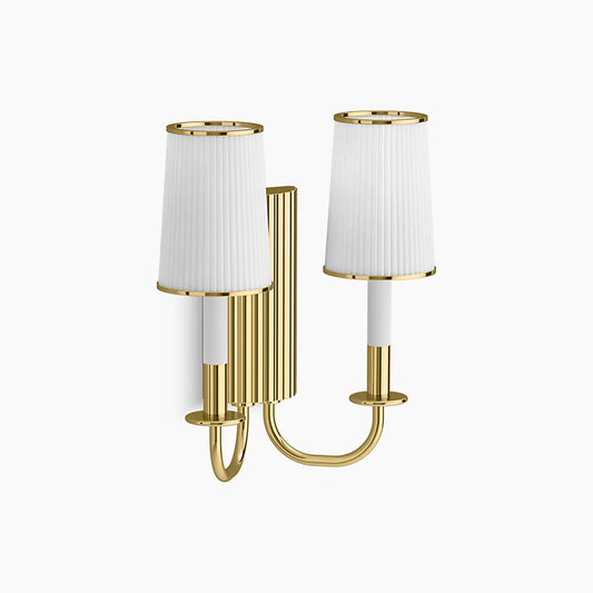 Kohler Tresdoux 2 Light Sconce (Polished Brass)