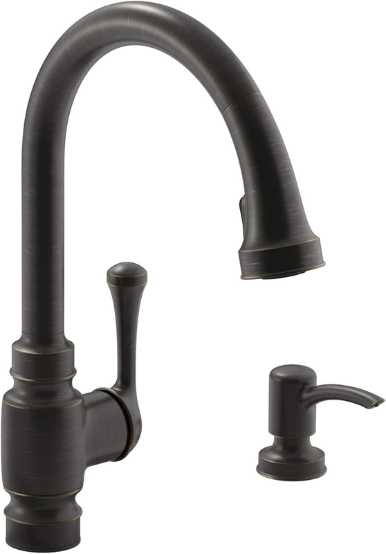 Kohler Carmichael Pulldown Kitchen Faucet (Oil-Rubbed Bronze)