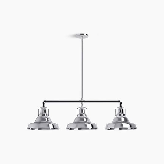 Kohler Hauksbee 3 Light Linear Chandelier (Polished Chrome)