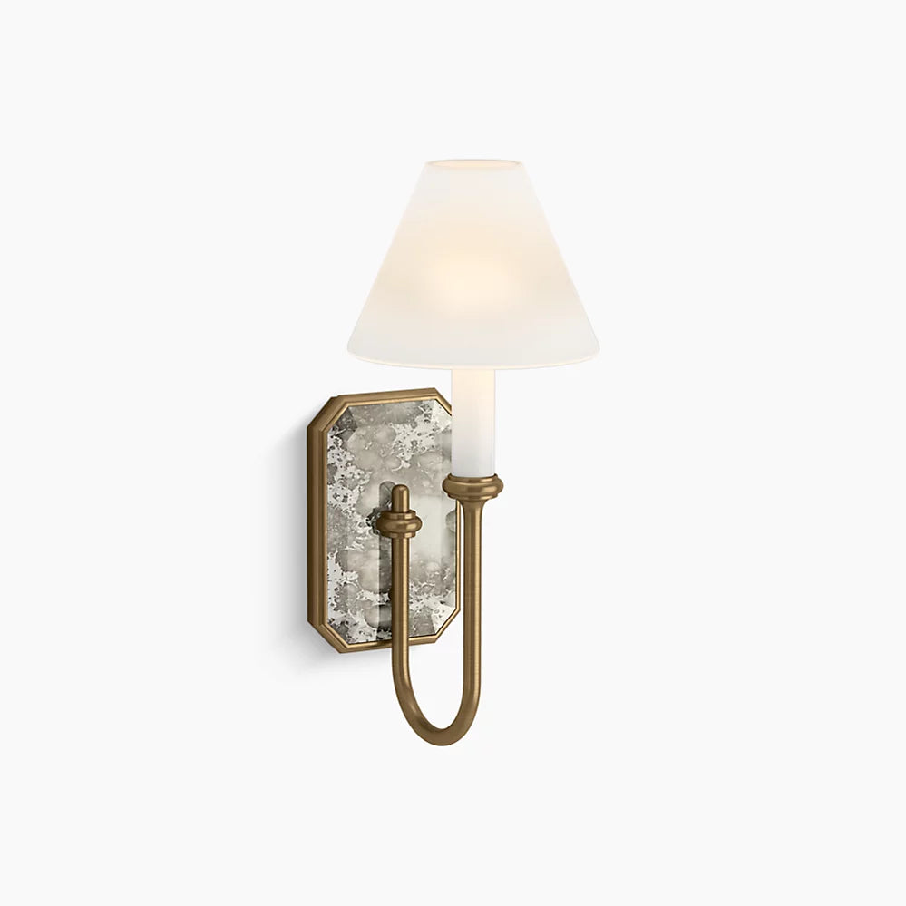 Celano 1 Light Sconce (Brushed Brass)