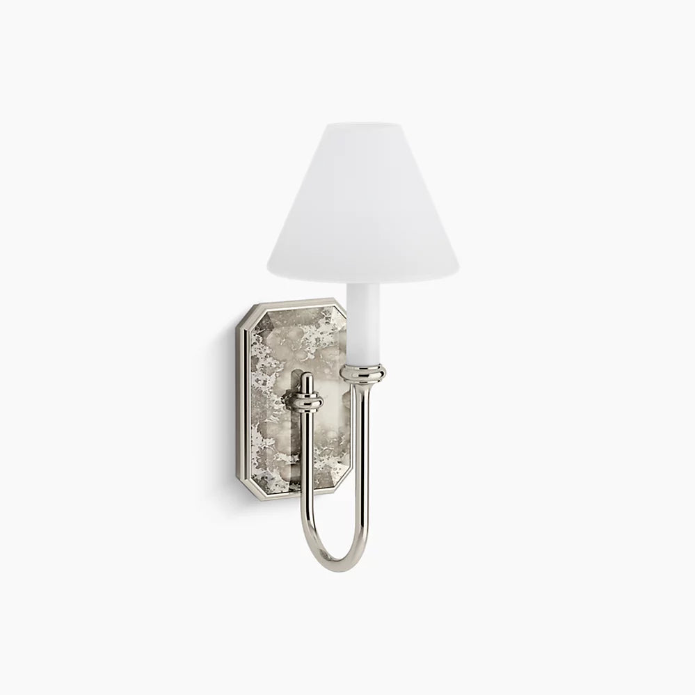 Celano 1 Light Sconce (Polished Nickel)