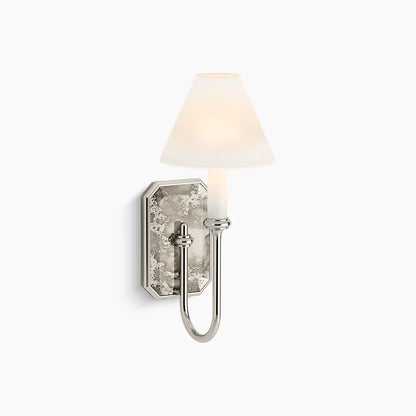 Celano 1 Light Sconce (Polished Nickel)