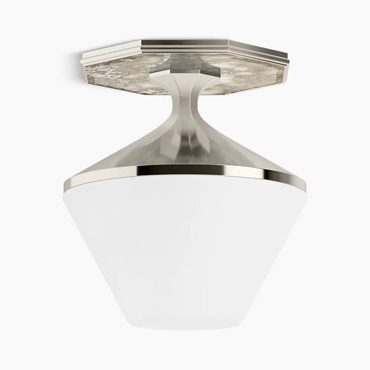 Kohler Celano 2 Light Flush Mount (Polished Nickel)