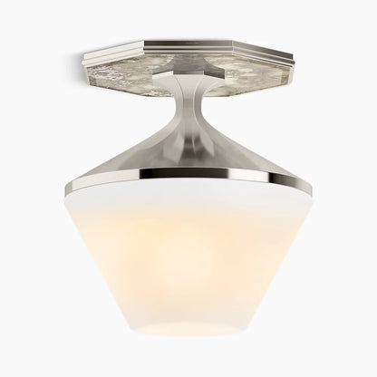 Celano 2 Light Flush Mount (Polished Nickel)