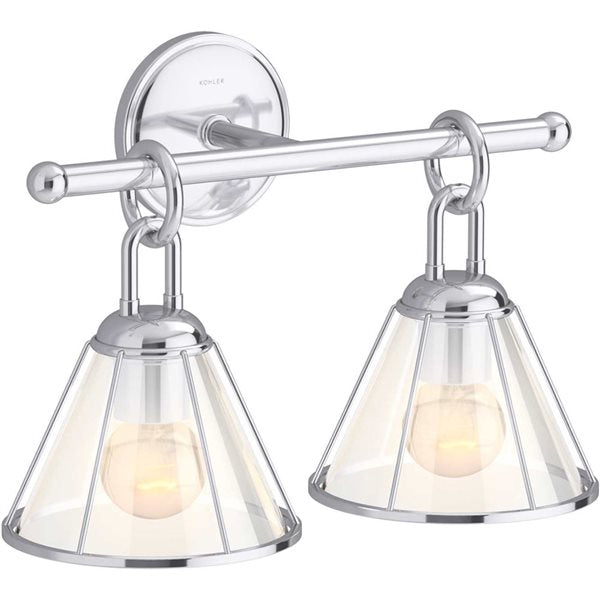 Terret 2 Light Sconce (Polished Chrome)