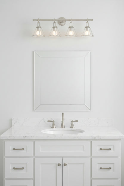 Kohler Terret 4 Light Sconce (Polished Nickel)