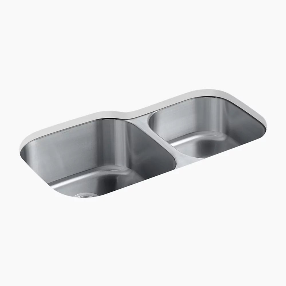 Kohler Undertone Preserve Double XL Med Sink (Stainless Steel)